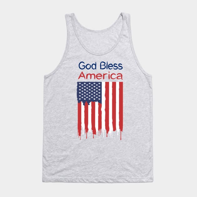 God Bless America Tank Top by AlondraHanley